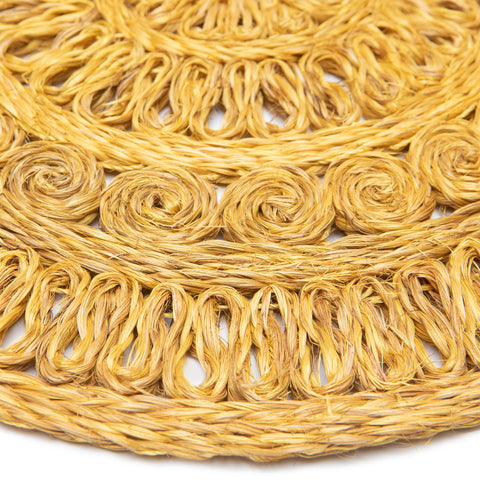 Circolo Abaca Round Placemat - Set of 4