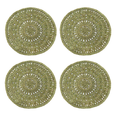 Circolo Abaca Round Placemat - Set of 4