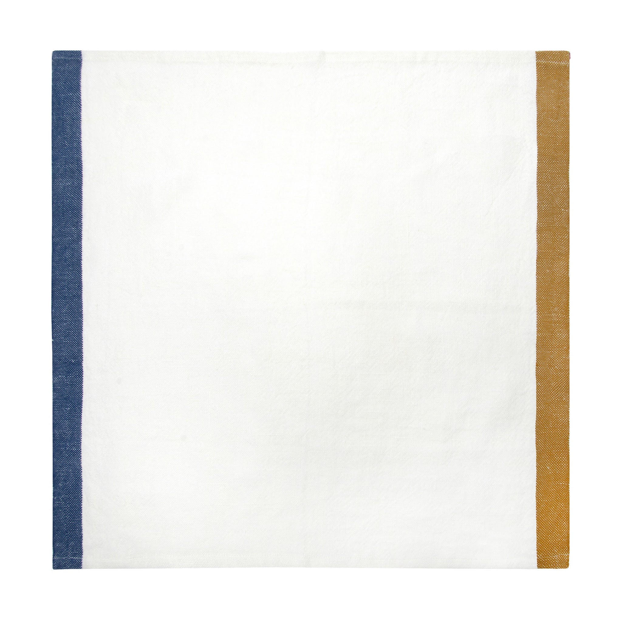  Caravan Paris White - Napkins 20x20  - Set of 4 - Blue & Mustard - Bonton