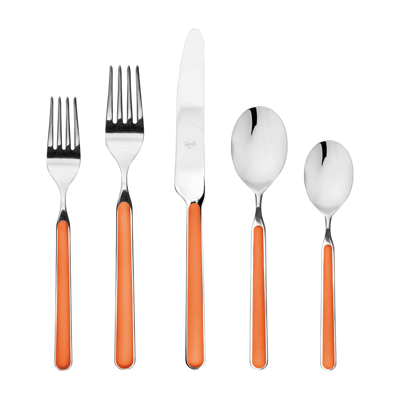  Mepra Fantasia Flatware Set Carrot - Carrot - Bonton