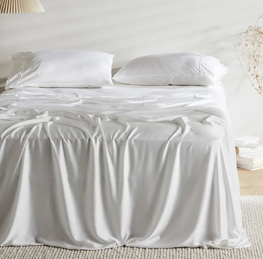  ettitude Signature Bamboo Flat Sheet by ettitude - Queen - Bonton