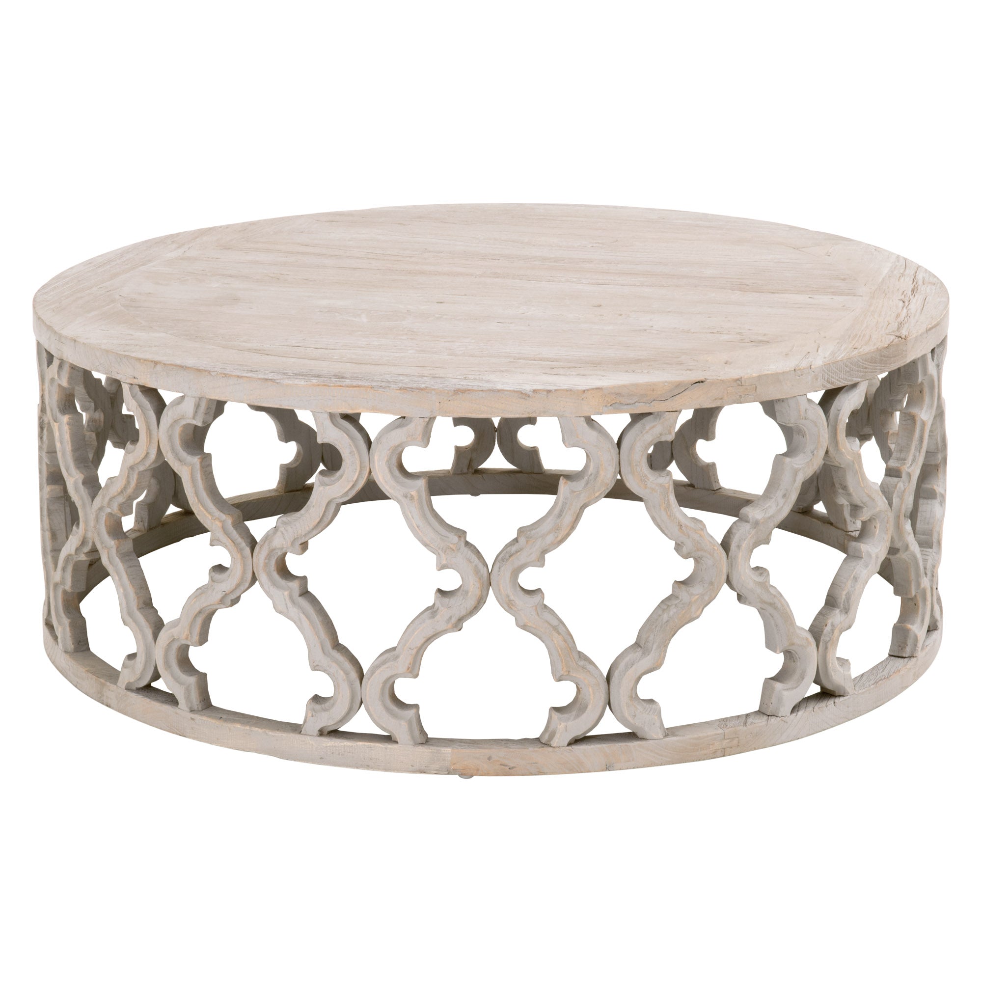  Essentials For Living Clover Coffee Table - Smoke Gray - Bonton