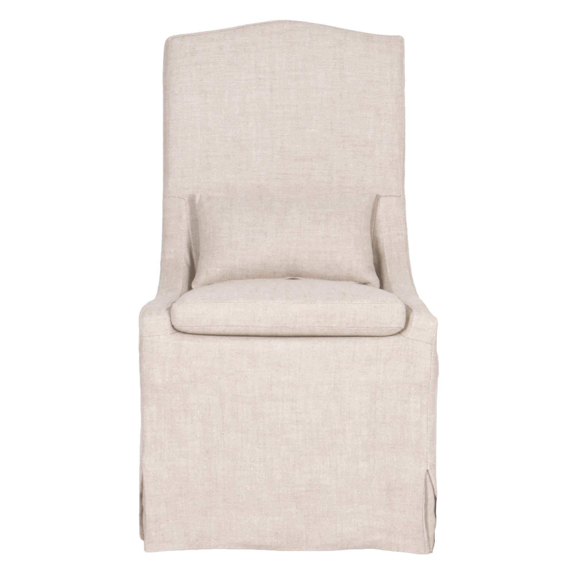  Essentials For Living Colette Slipcover Dining Chair, Set of 2 - Bisque - Bonton