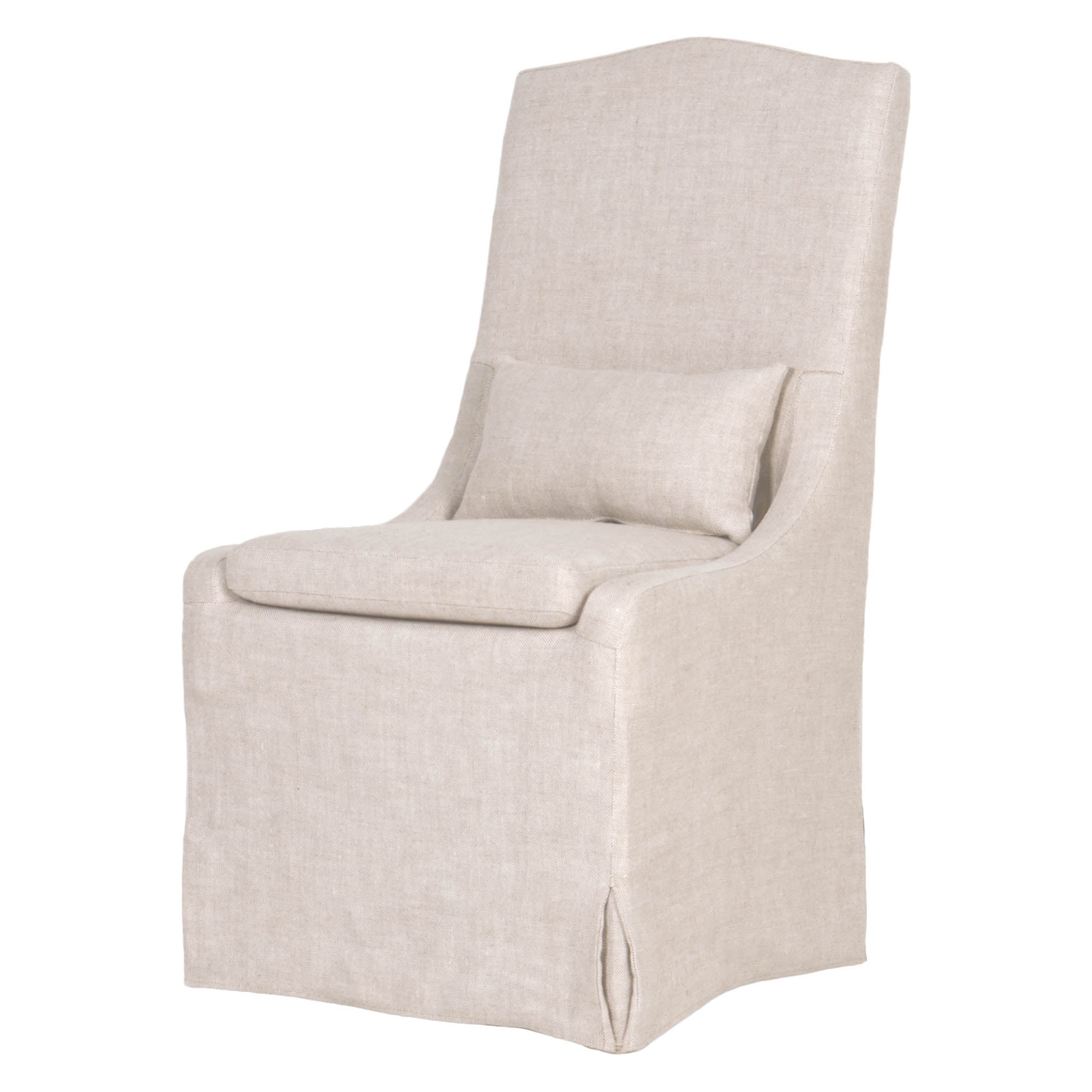  Essentials For Living Colette Slipcover Dining Chair, Set of 2 - Bisque - Bonton