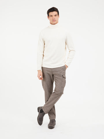 Reeves Long Sleeve Rib Rollneck
