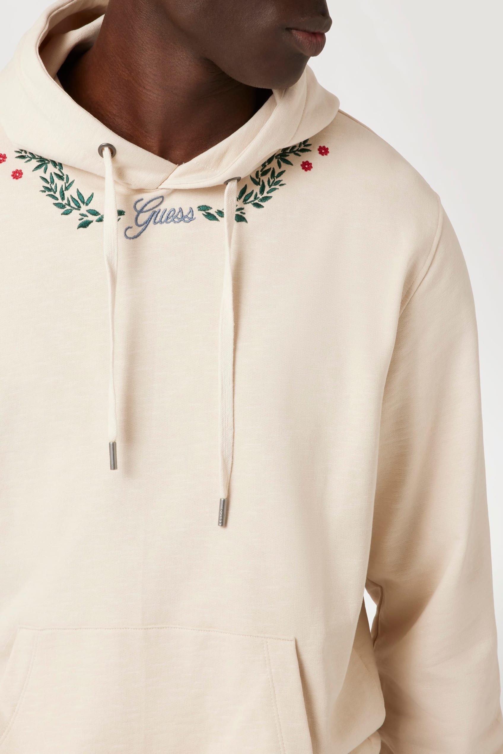  Guess Mini Flowers Hoodie - Quicksand - Bonton