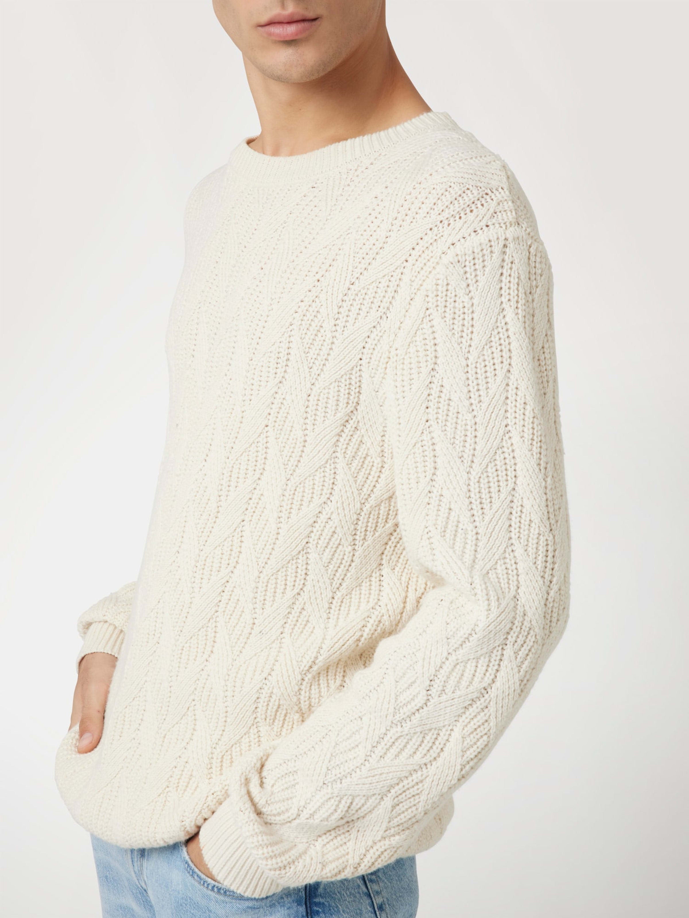  Guess Evander Cable Sweater - Quicksand - Bonton