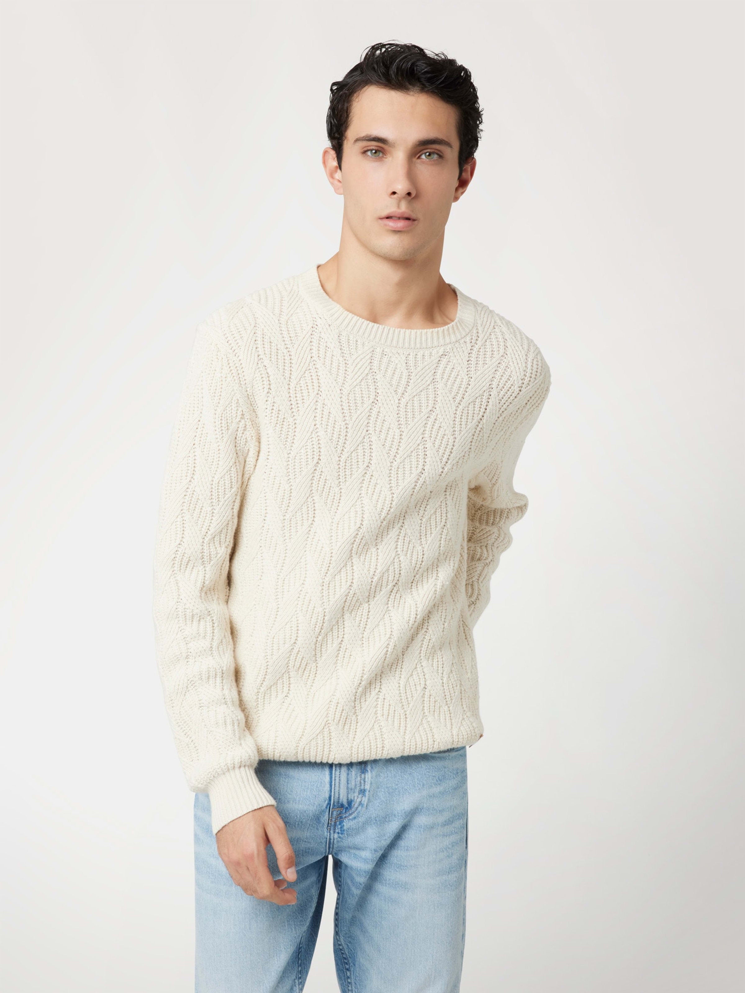  Guess Evander Cable Sweater - Quicksand - Bonton