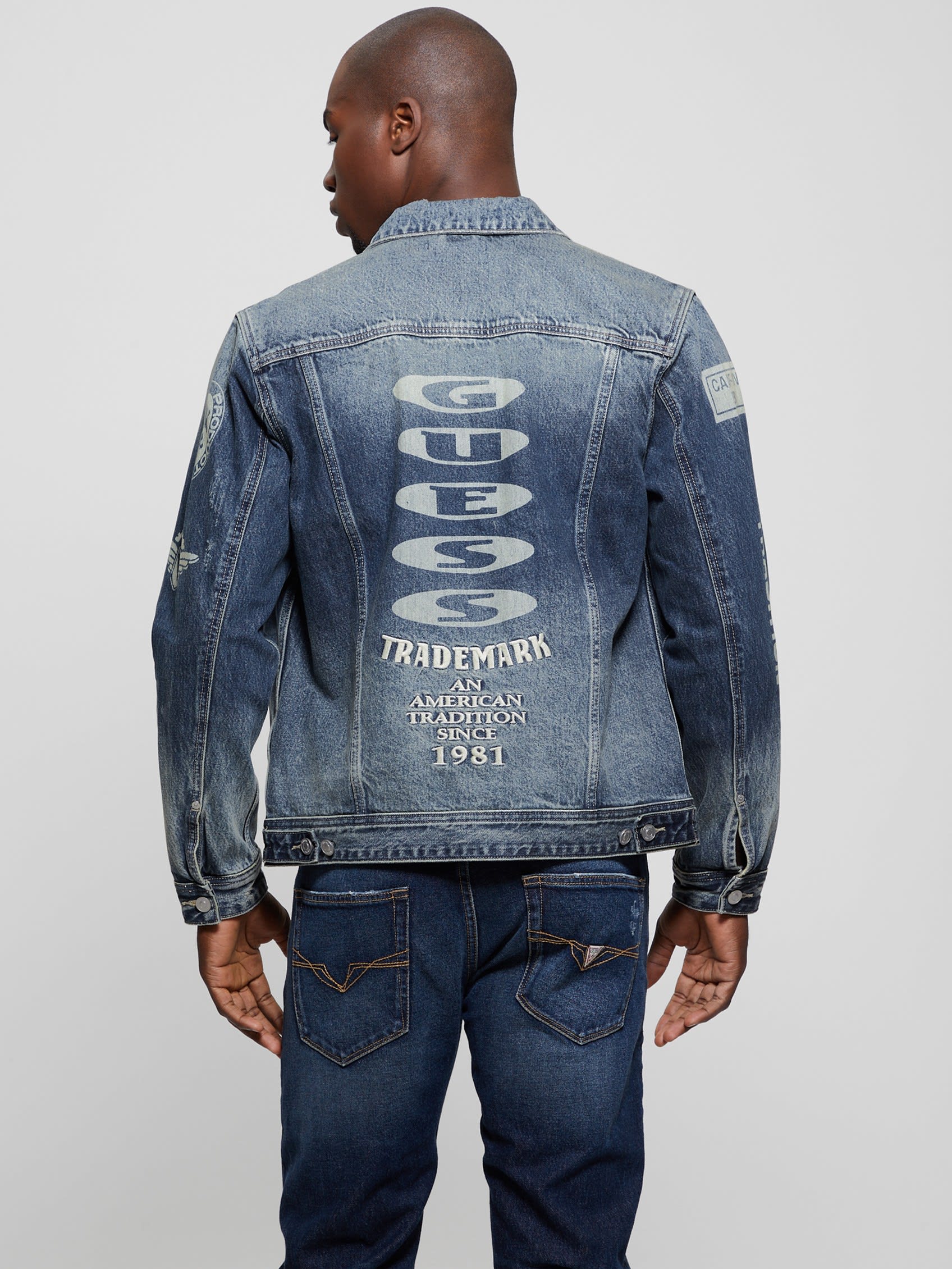  Guess Dean Denim Jacket - Glitch - Bonton