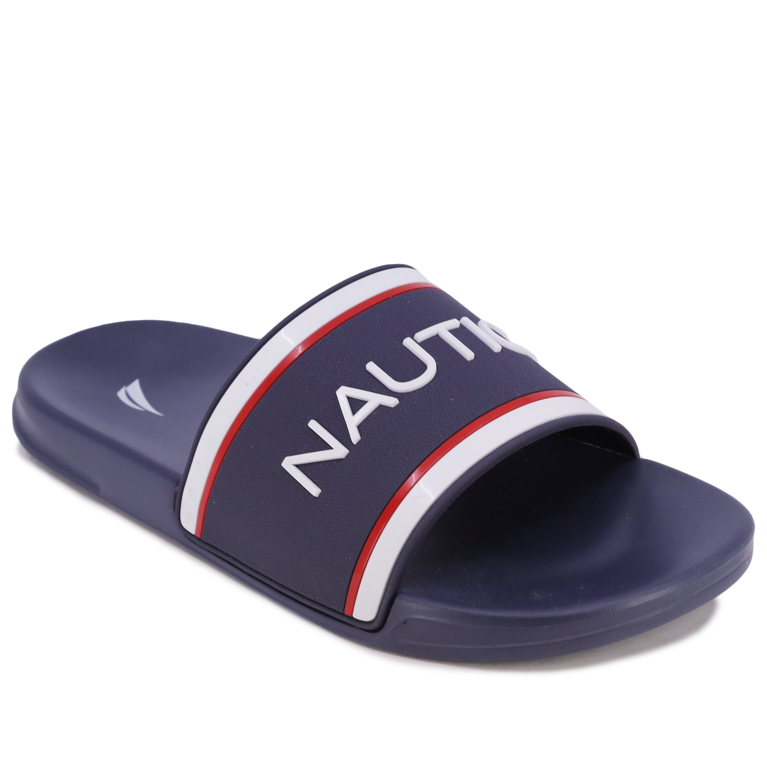  Nautica Cortlan Slide Sandal - Navy - Bonton