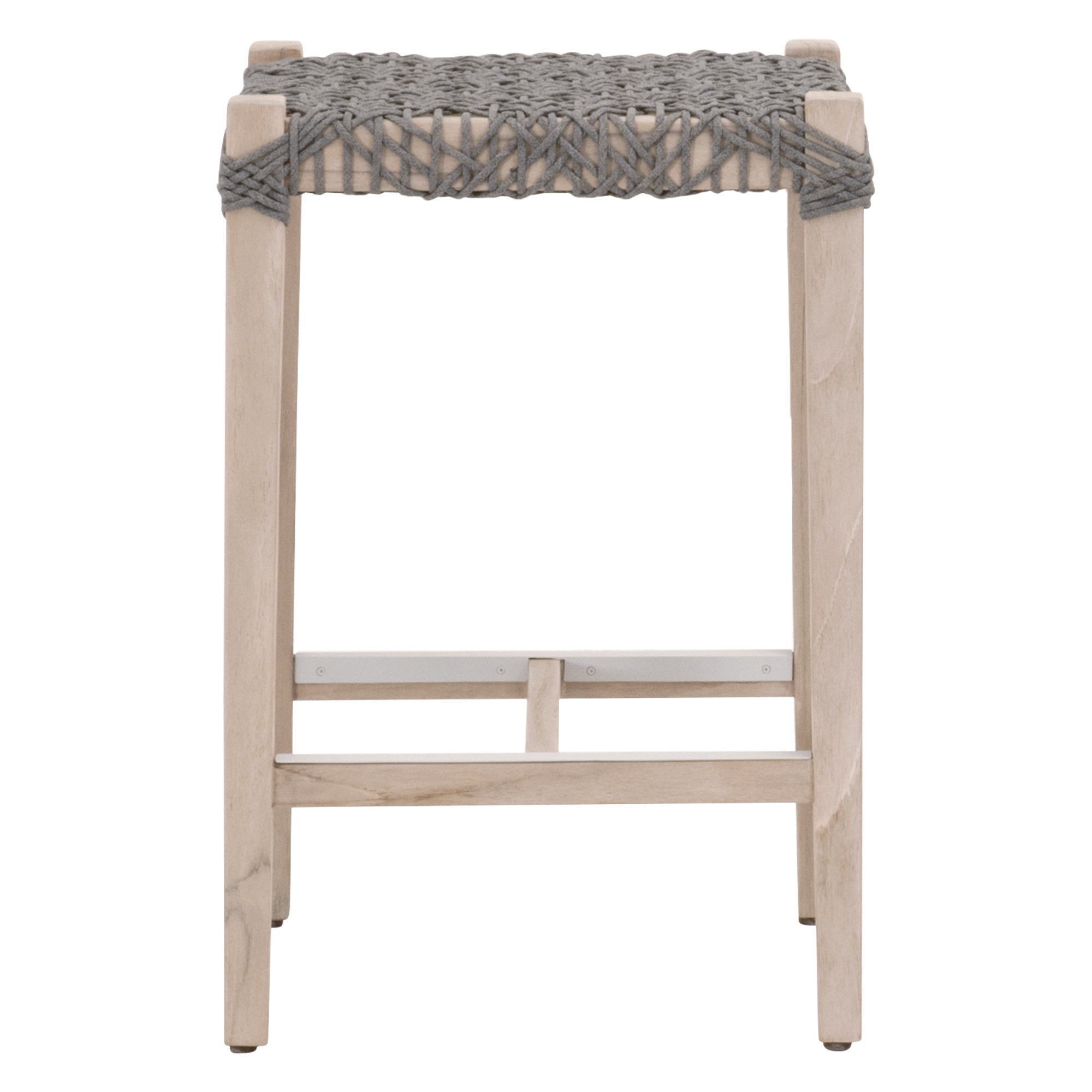  Essentials For Living Costa Outdoor Backless Counter Stool - Gray - Bonton