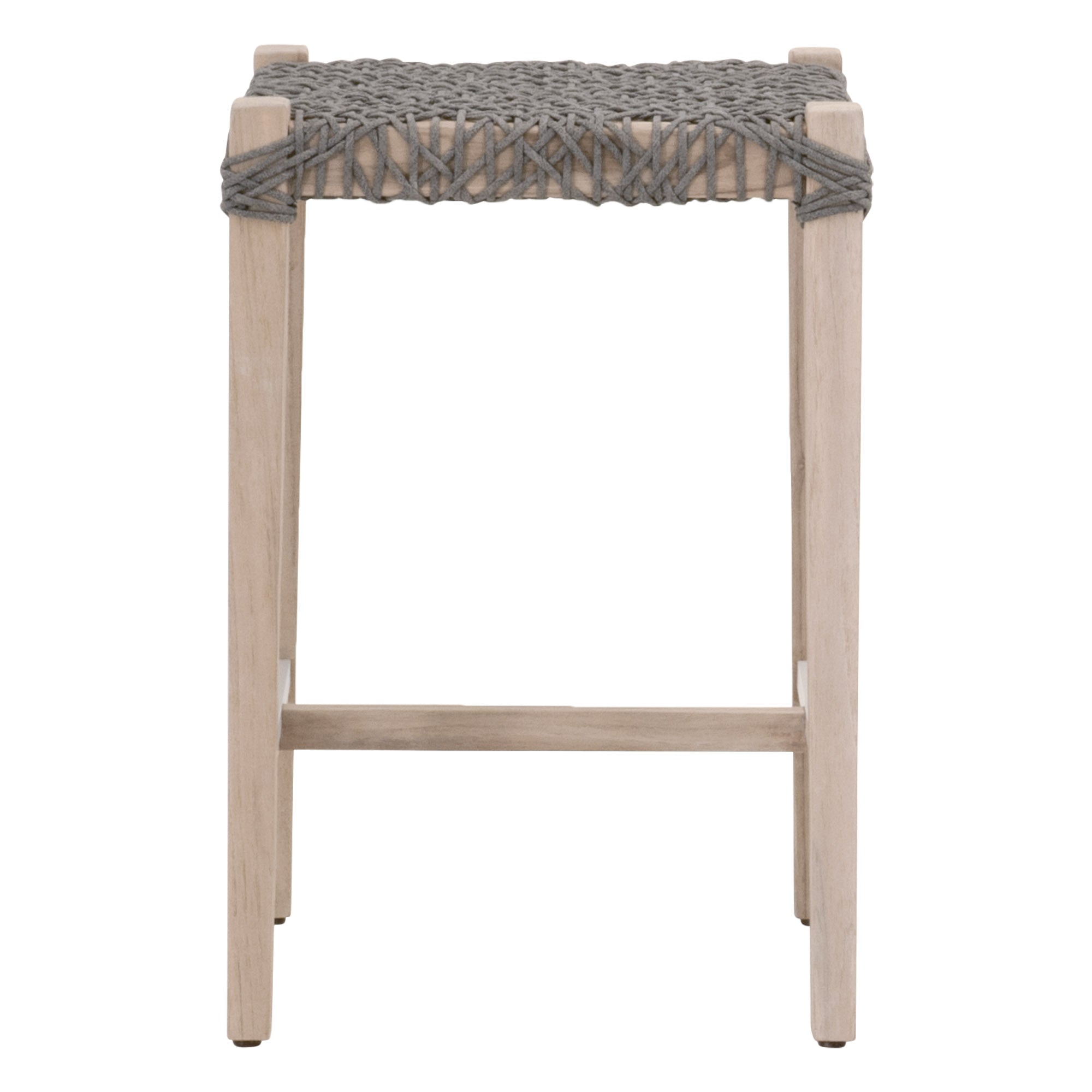  Essentials For Living Costa Outdoor Backless Counter Stool - Gray - Bonton