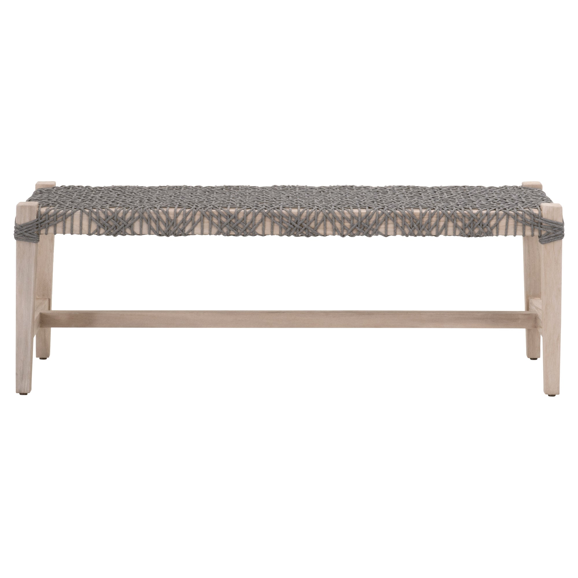  Essentials For Living Costa Outdoor Bench - Gray - Bonton