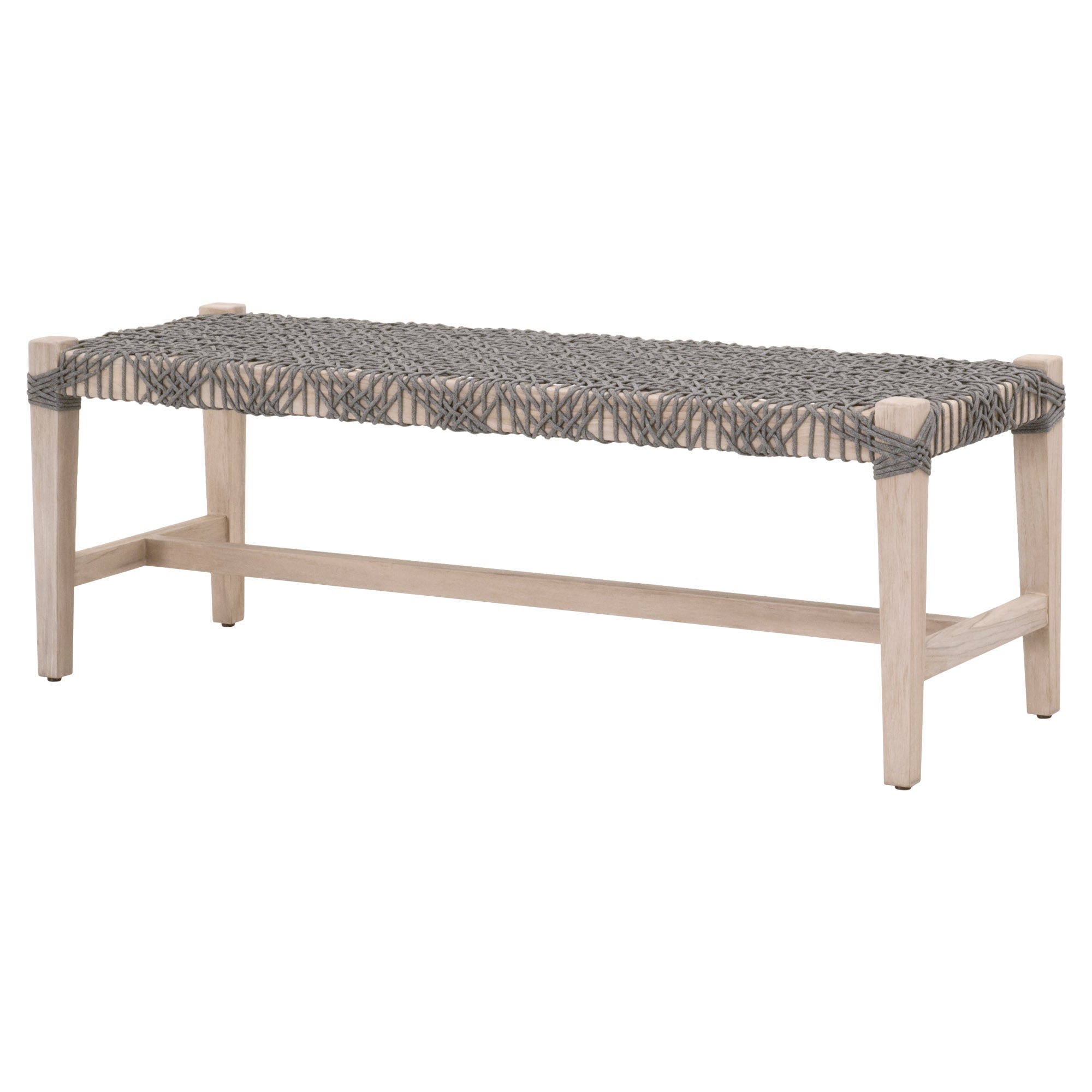  Essentials For Living Costa Outdoor Bench - Gray - Bonton