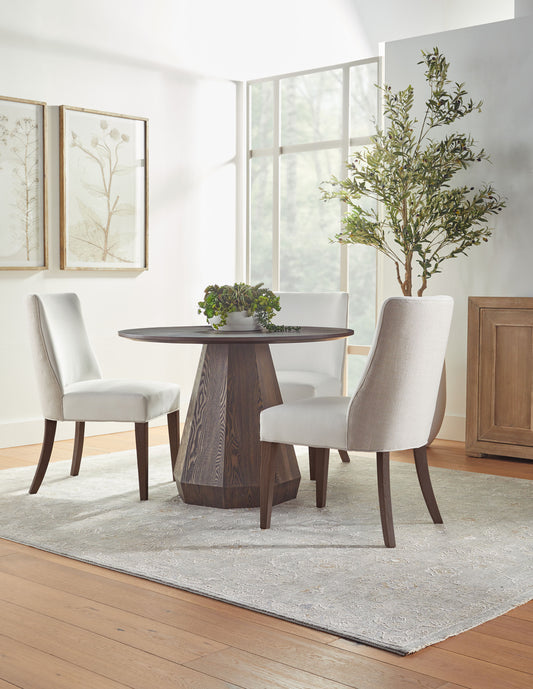 Coulter 42" Round Dining Table Brown