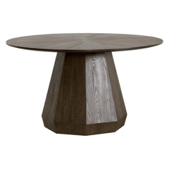 Coulter 54" Round Dining Table Brown