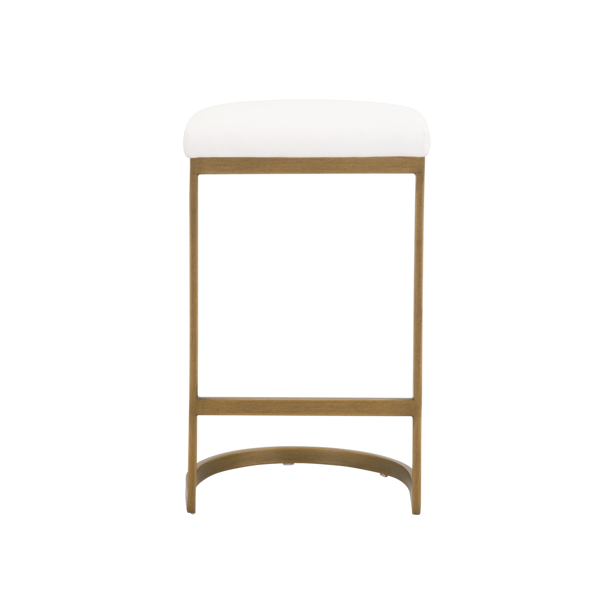  Essentials For Living Cresta Counter Stool - Peyton Pearl Brushed Gold - Bonton