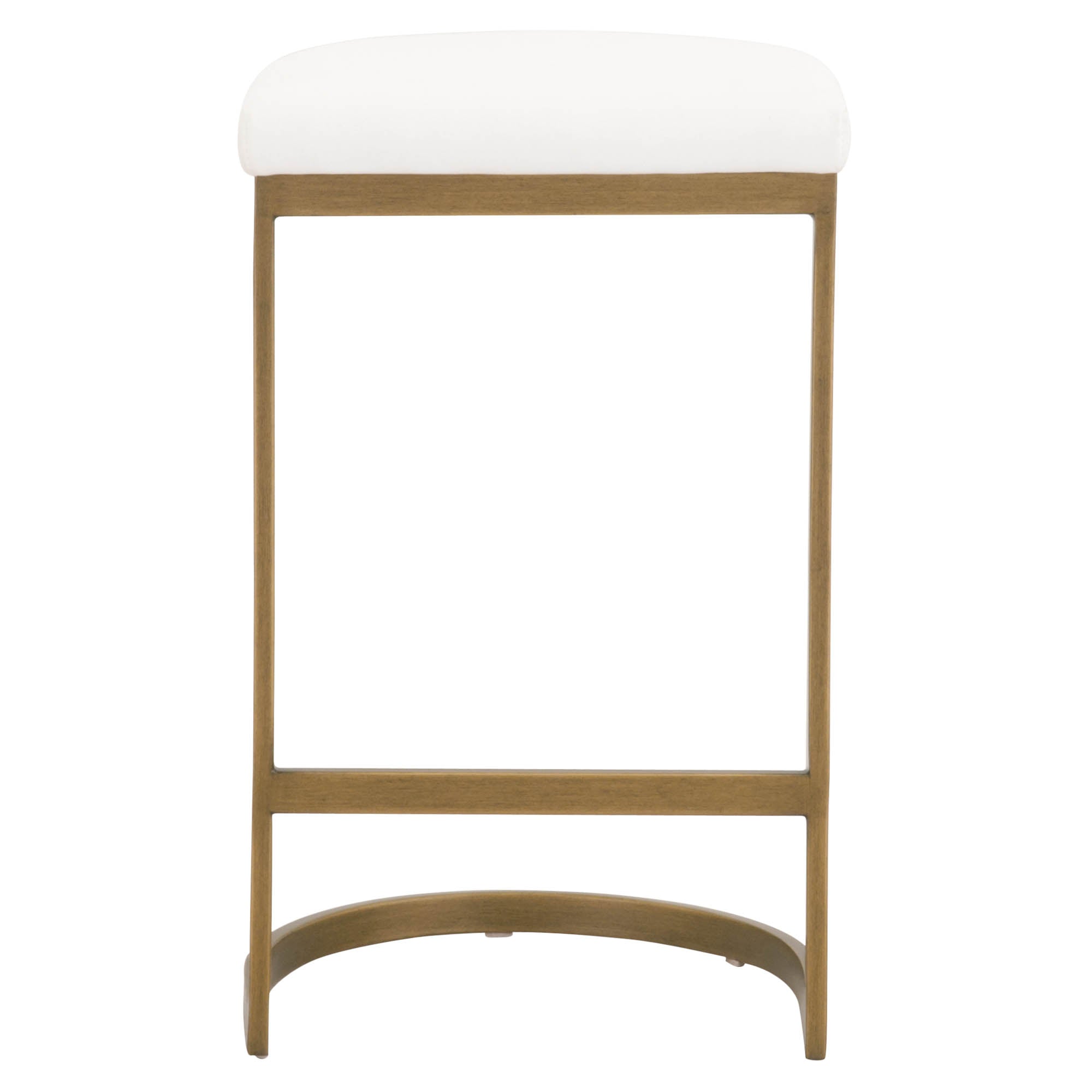  Essentials For Living Cresta Counter Stool - Peyton Pearl Brushed Gold - Bonton