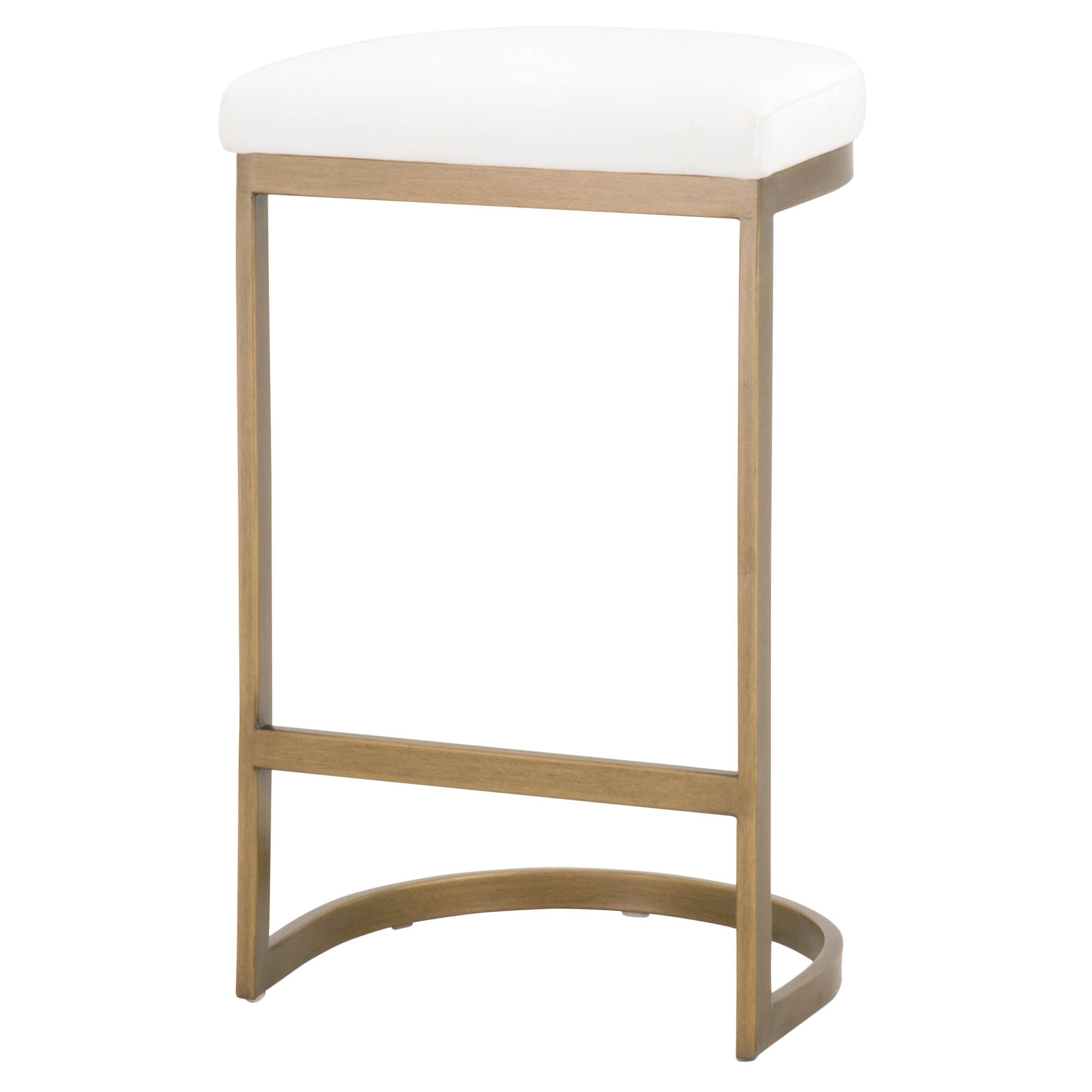  Essentials For Living Cresta Counter Stool - Peyton Pearl Brushed Gold - Bonton