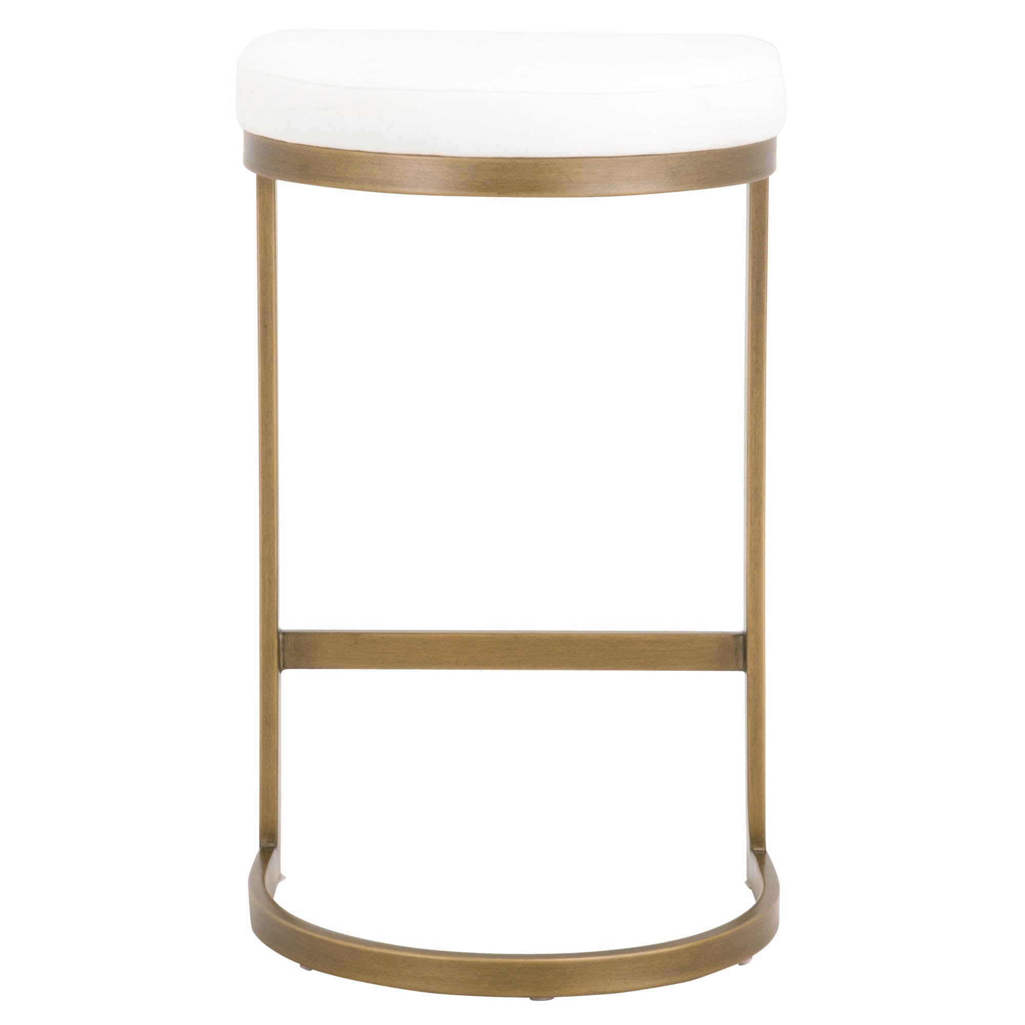  Essentials For Living Cresta Counter Stool - Peyton Pearl Brushed Gold - Bonton