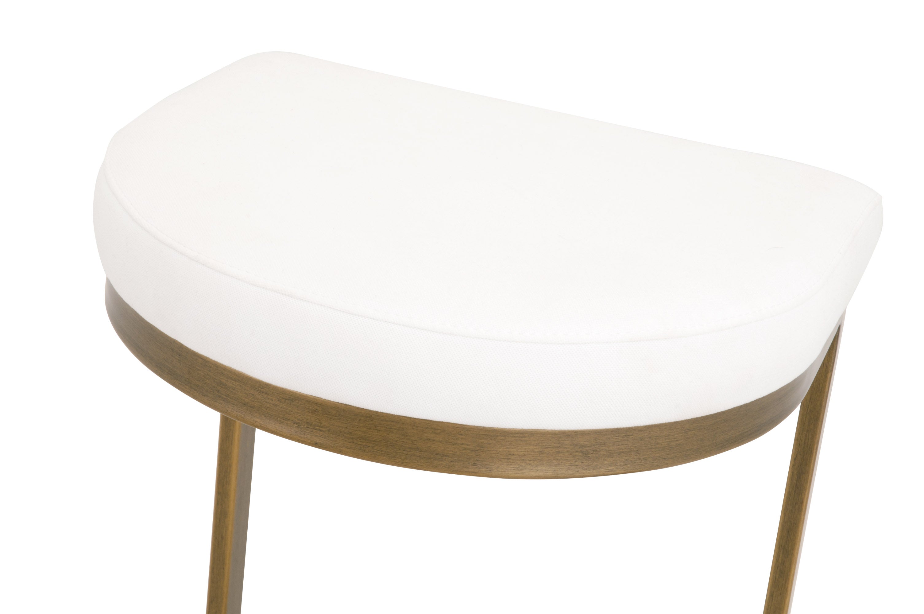  Essentials For Living Cresta Counter Stool - Peyton Pearl Brushed Gold - Bonton