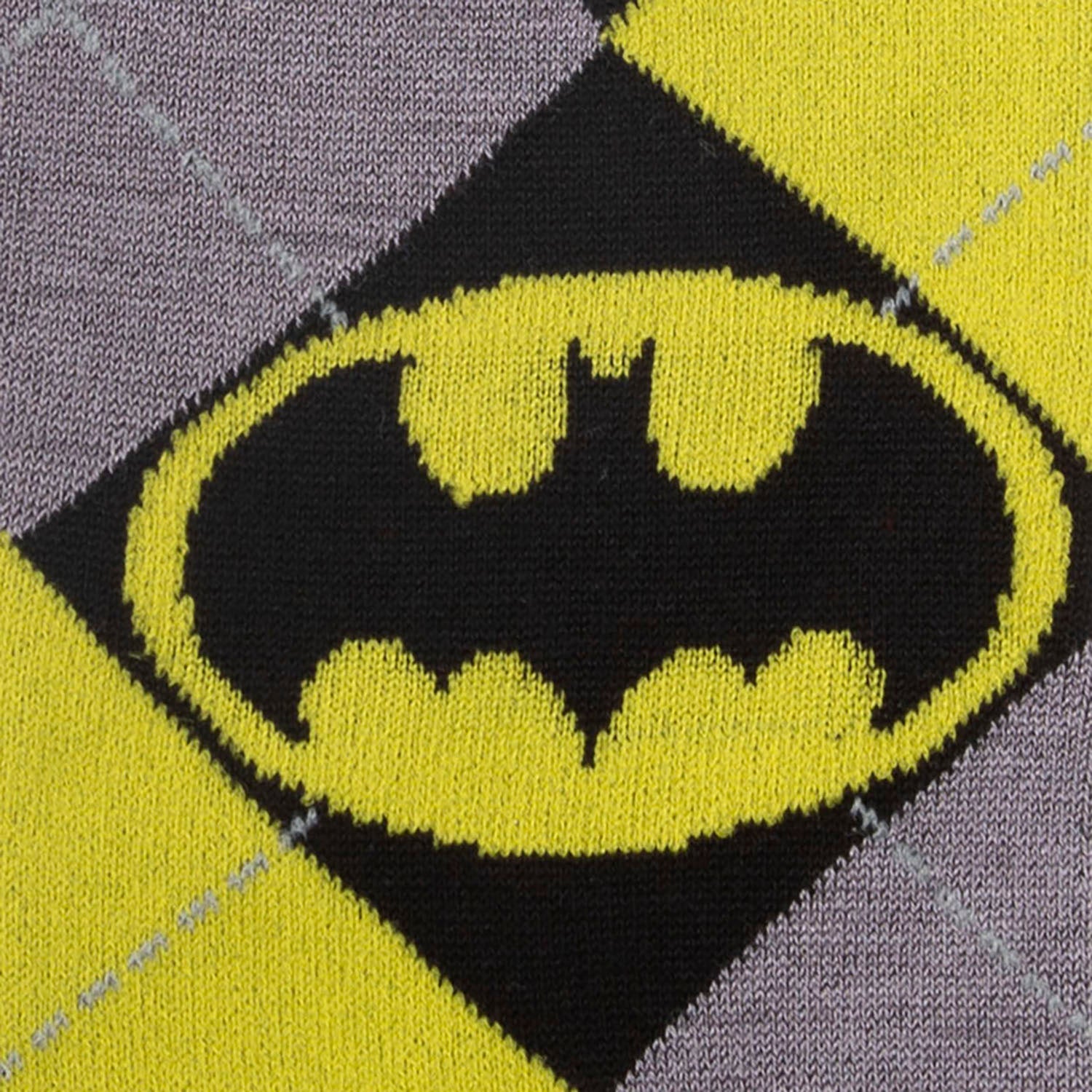  Cufflinks Batman Argyle Classic Sock - Default Title - Bonton