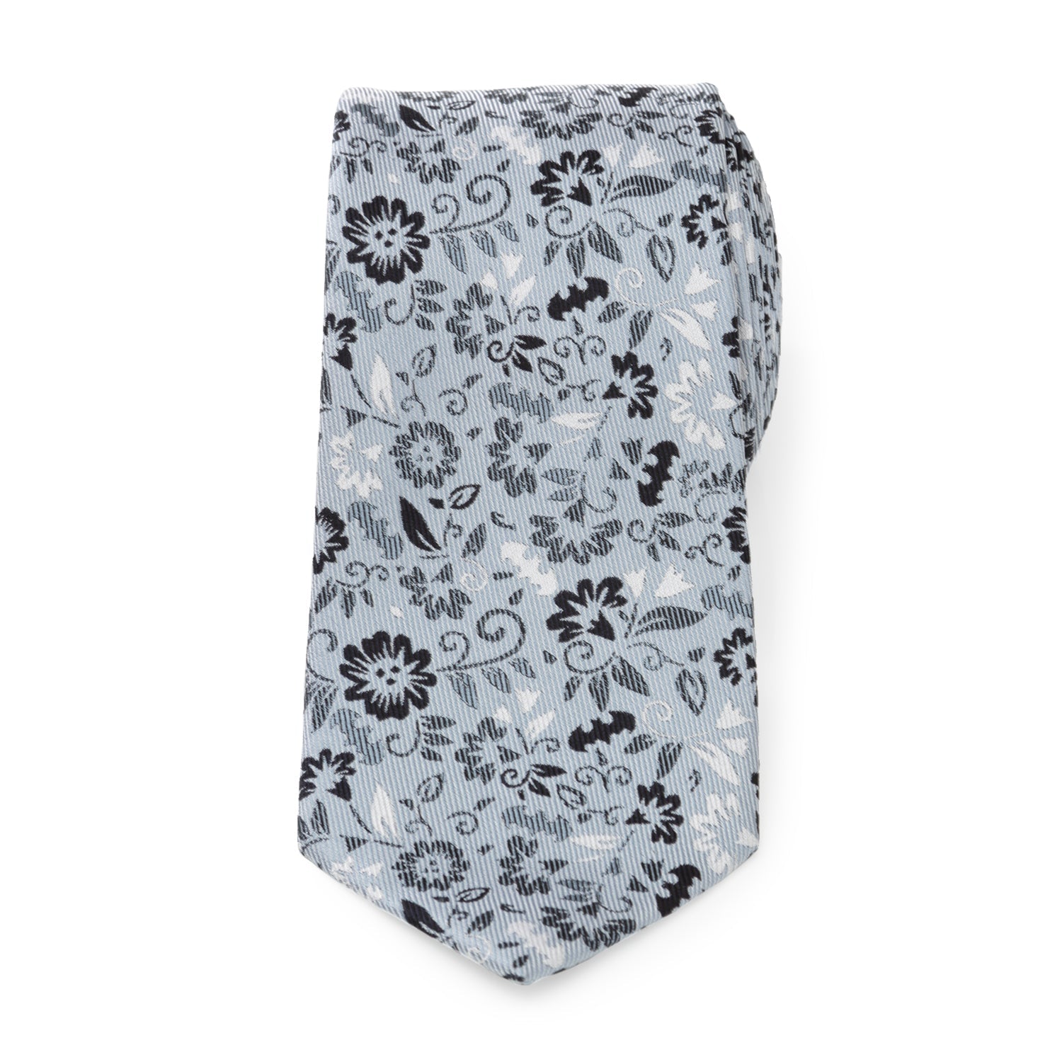  Cufflinks Batman Patterned Floral Blue Men's Tie - Default Title - Bonton