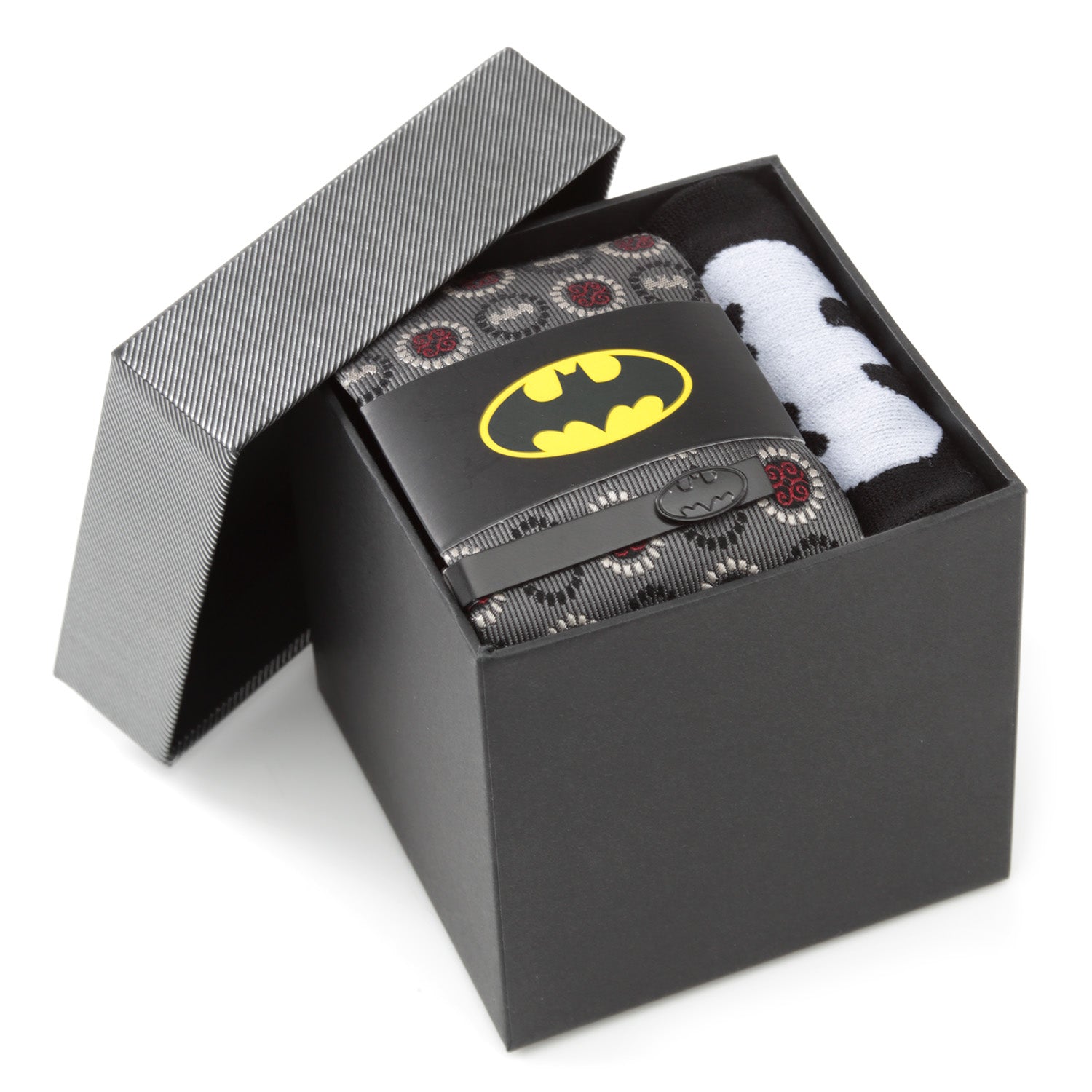  Cufflinks Batman Necktie Gift Set - Default Title - Bonton