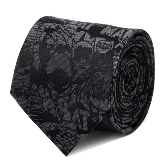 Batman Comic Black Tie