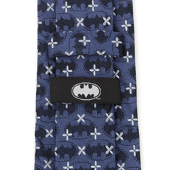 Batman Cross Blue Silk Men's Tie