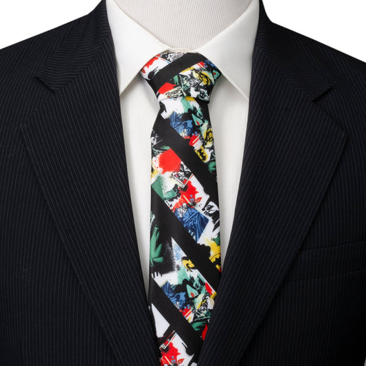 Batman Chaos Stripe Men's Tie