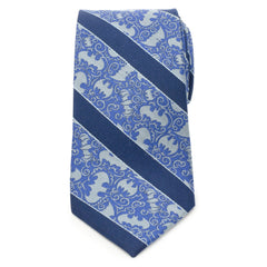 Batman Multi Emblem Blue Men's Tie