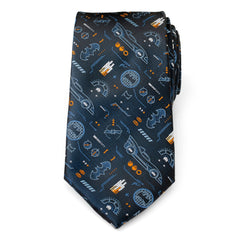 Batman Batmobile Black Men's Tie