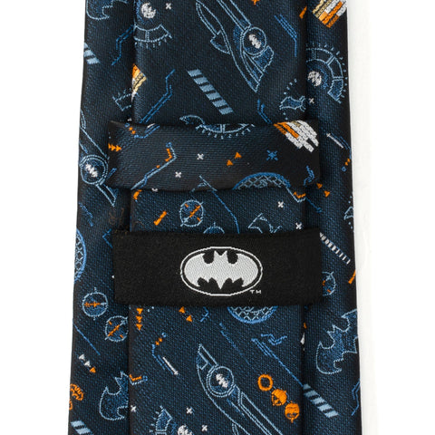 Batman Batmobile Black Men's Tie
