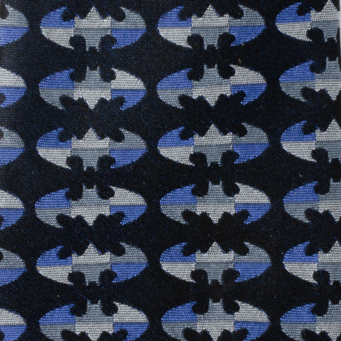 Batman Blue Blocked Black Men's Tie