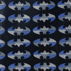 Batman Blue Blocked Black Men's Tie