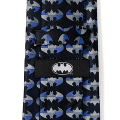 Batman Blue Blocked Black Men's Tie