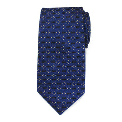 Batman Icon Diamond Dot Navy Mens Tie