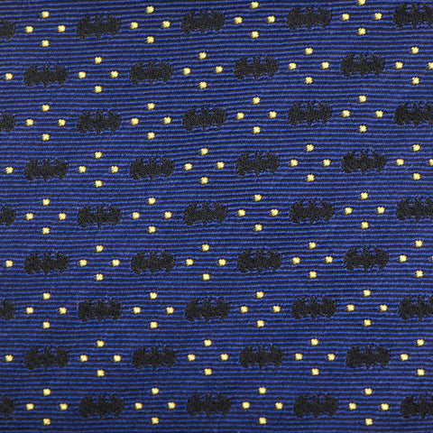 Batman Icon Diamond Dot Navy Mens Tie