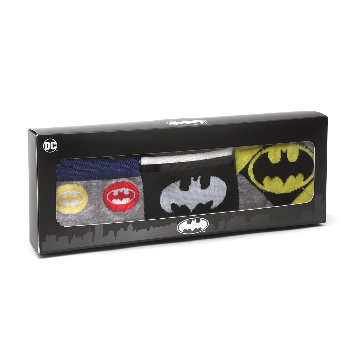  Cufflinks Batman 3 Pack Sock Gift Set - Default Title - Bonton