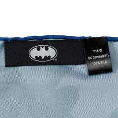 Batman Multi Motif Blue Pocket Square