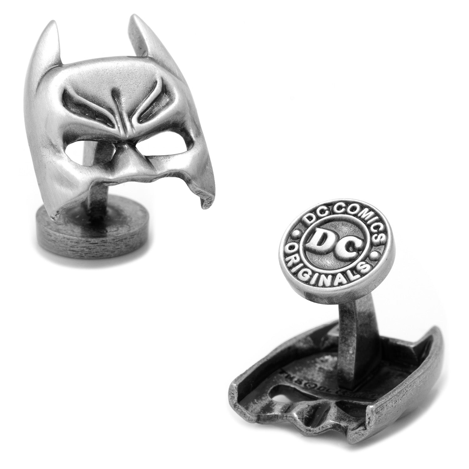  Cufflinks Silver Batman Mask Cufflinks - Default Title - Bonton