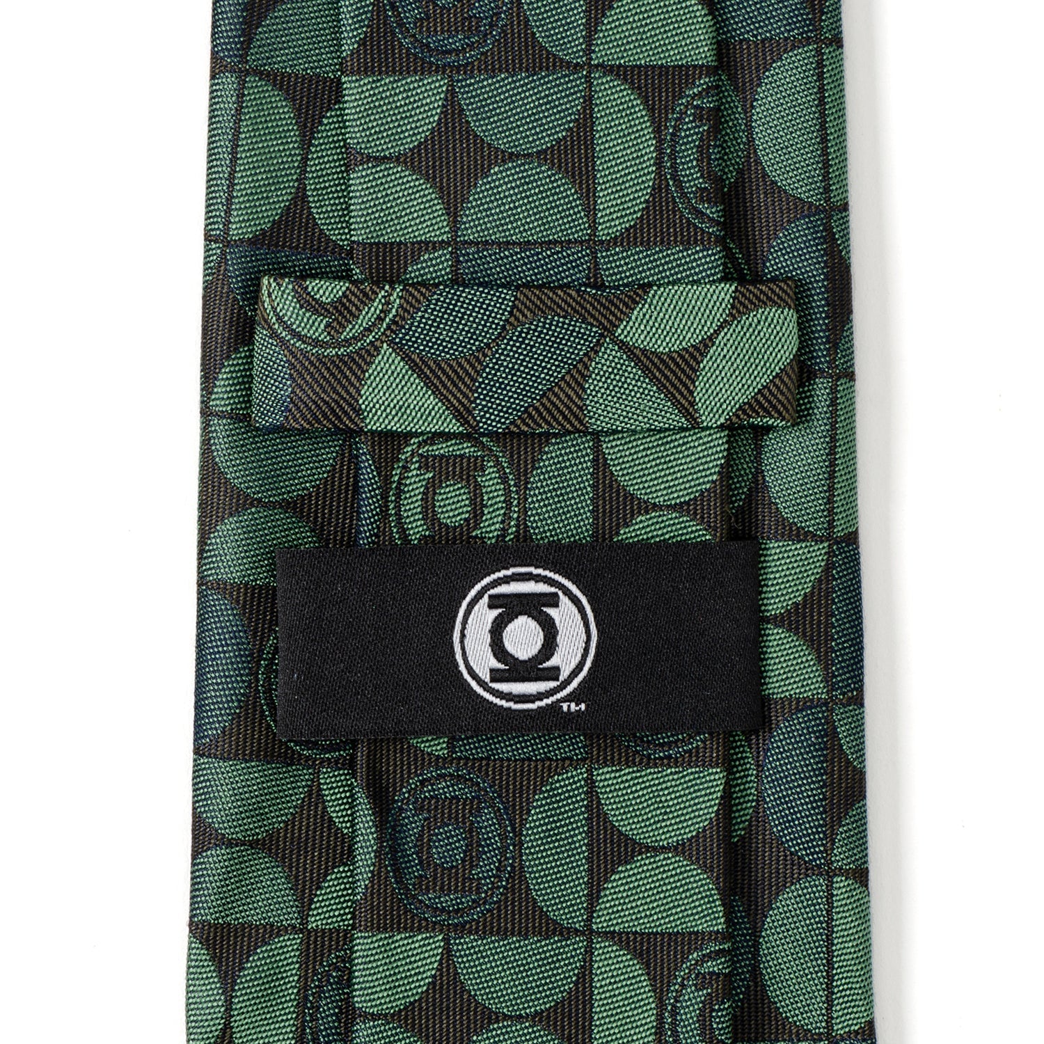  Cufflinks Green Lantern Charcoal Men's Tie - Default Title - Bonton