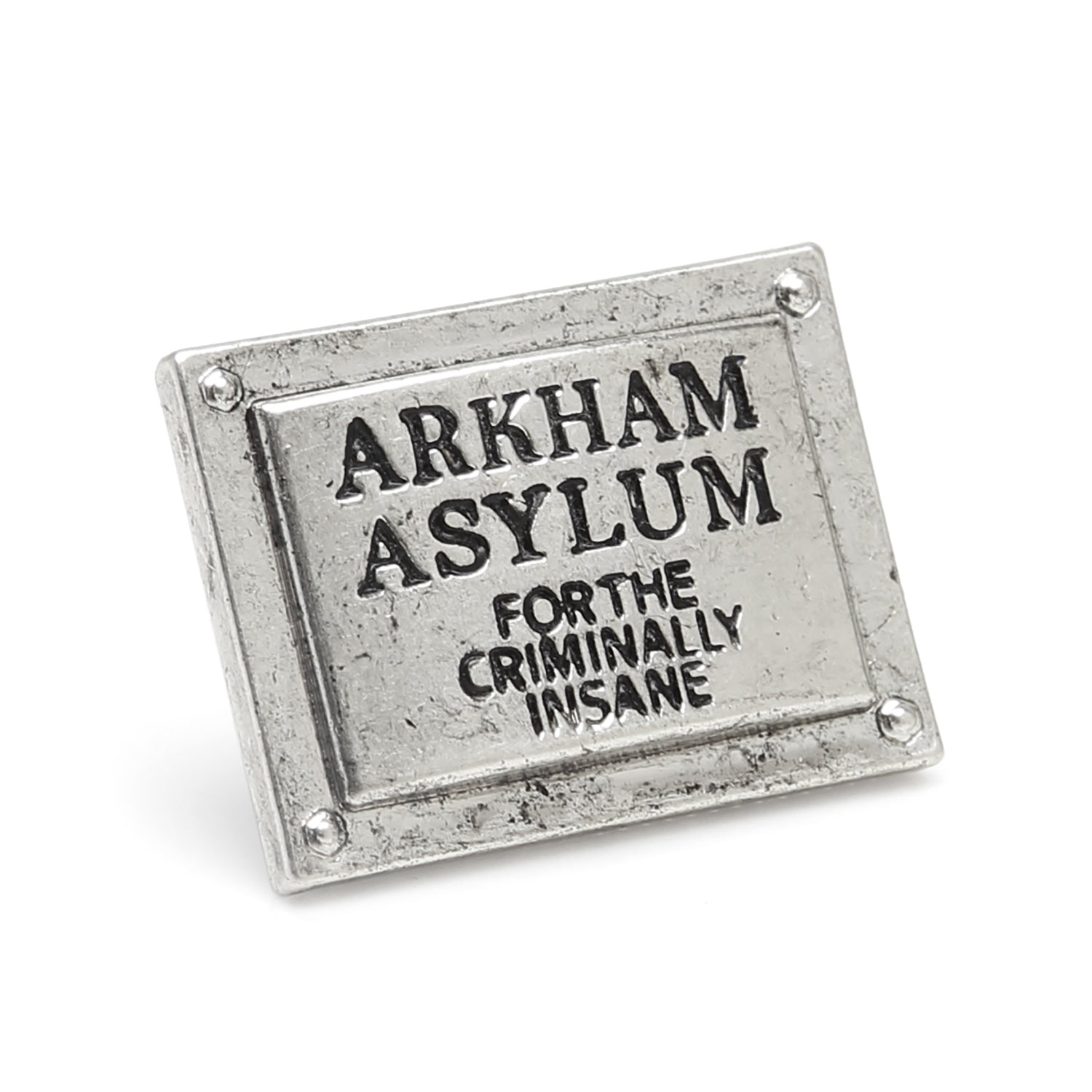  Cufflinks Arkham Asylum Lapel Pin - Default Title - Bonton