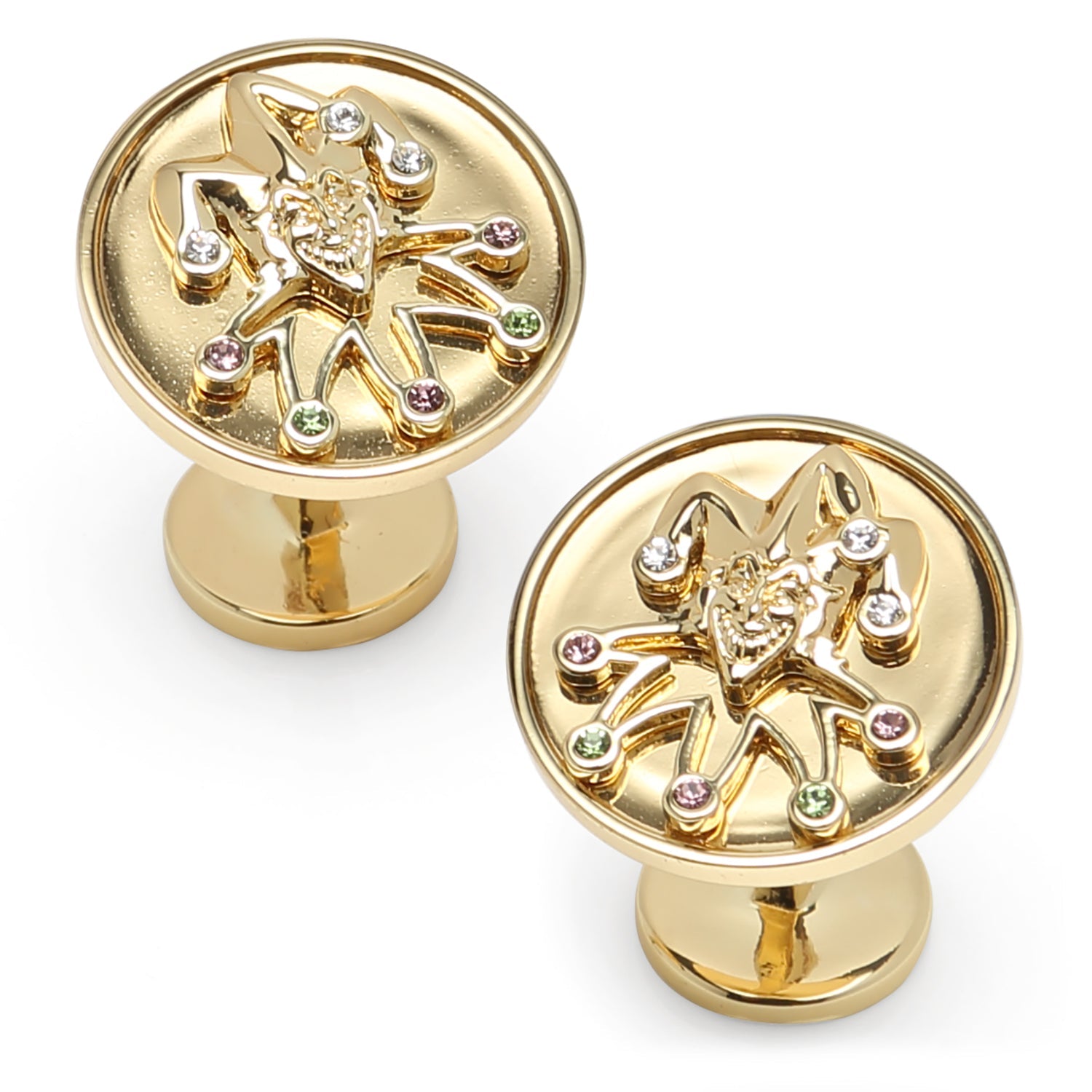  Cufflinks Gold Joker Cufflinks - Default Title - Bonton