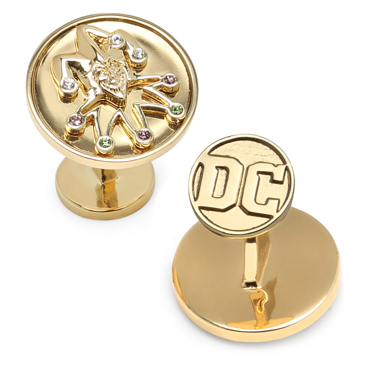  Cufflinks Gold Joker Cufflinks - Default Title - Bonton