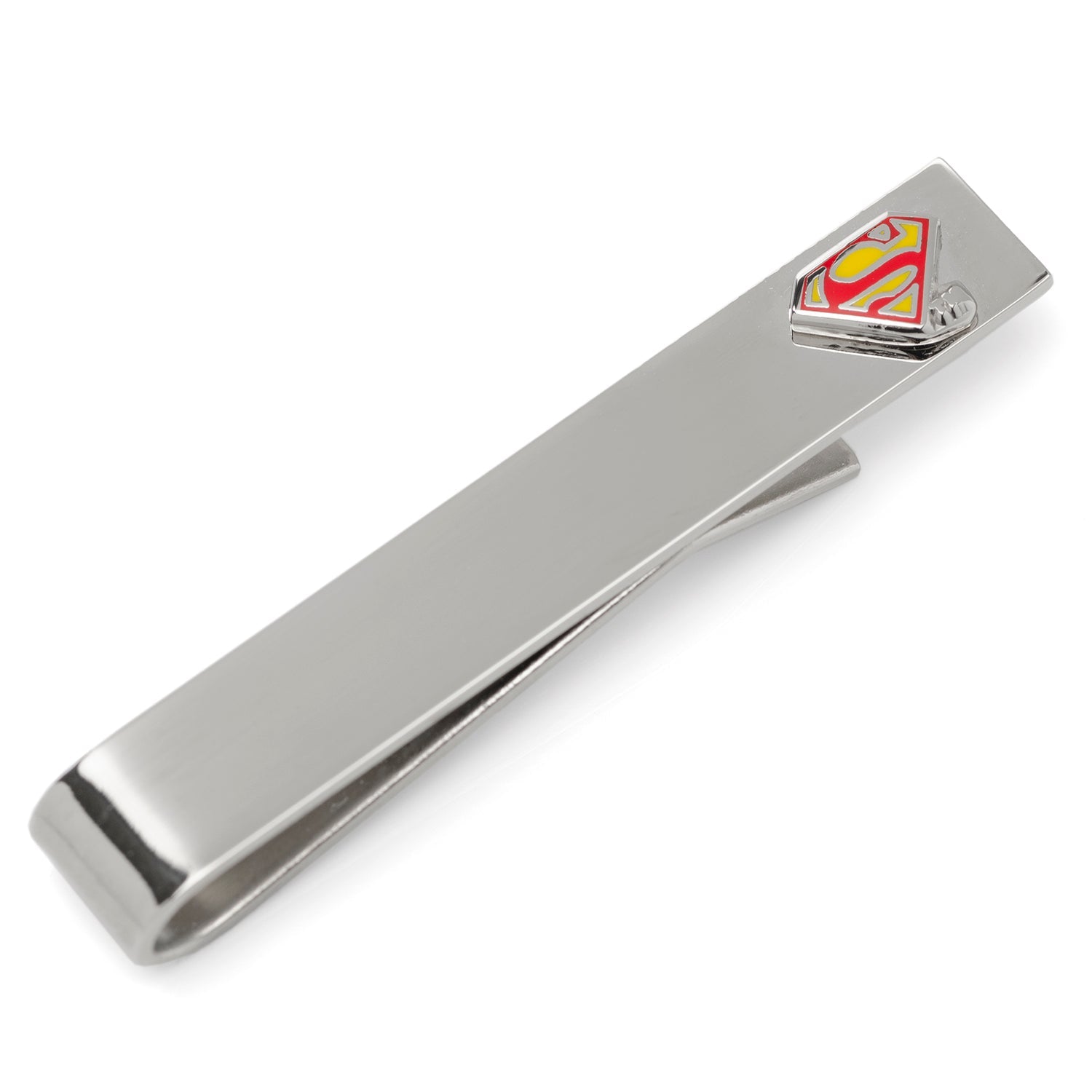  Cufflinks Superman Hidden Message Silver Tie Bar - Default Title - Bonton