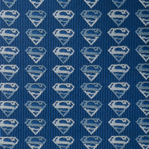 Superman Shield Multi Blue Men's Tie