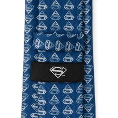 Superman Shield Multi Blue Men's Tie