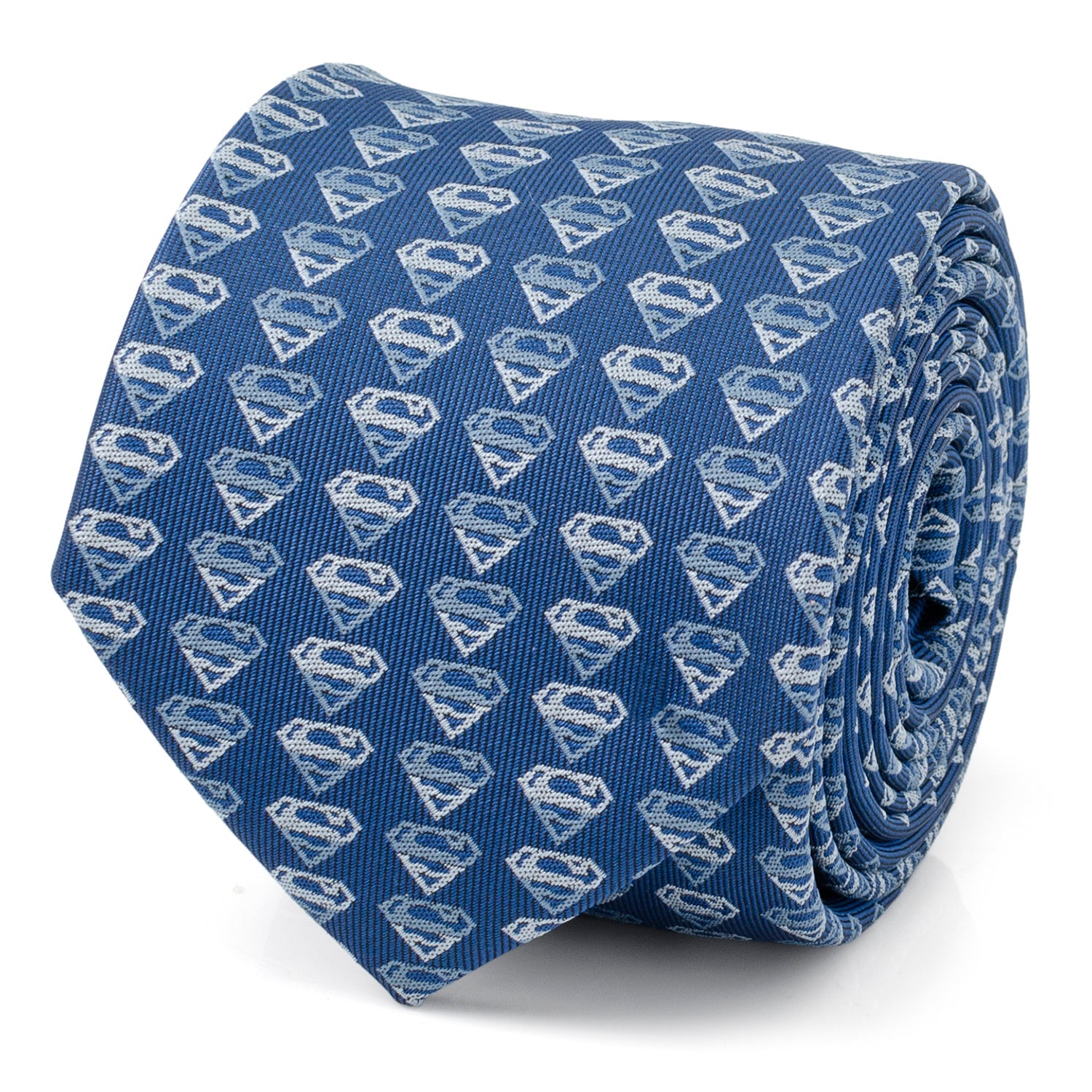  Cufflinks Superman Shield Multi Blue Men's Tie - Default Title - Bonton